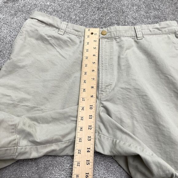 Columbia ROC Chino Shorts Mens 38 Beige Snap Button Flat Front Outdoor 37x10 - Picture 7 of 16